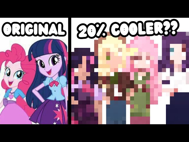 I MADE THE EQUESTRIA GIRLS 20% COOLER?? || Redesigning ALL of the Equestria Girls!