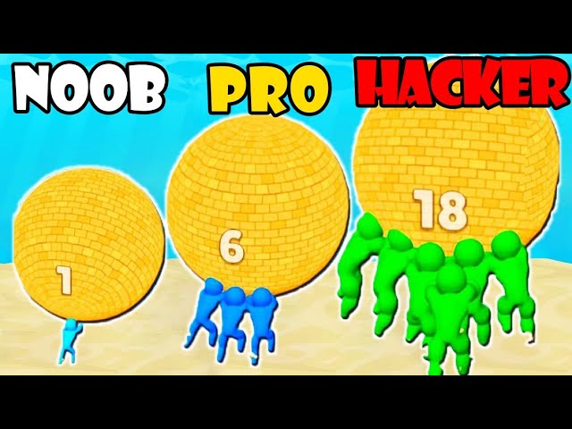 NOOB vs PRO vs HACKER - Rescue Push Part 1 | Gameplay Satisfying (Android,iOS)