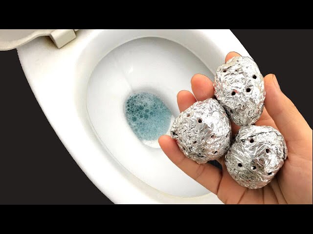 🔴Put aluminum foil in the toilet! Once and you will be surprised by the result! - Win Tips