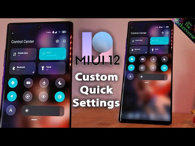 Get MIUI 12's Control Center on Any Android -Customise your Notification & Quick Settings panel NOW!