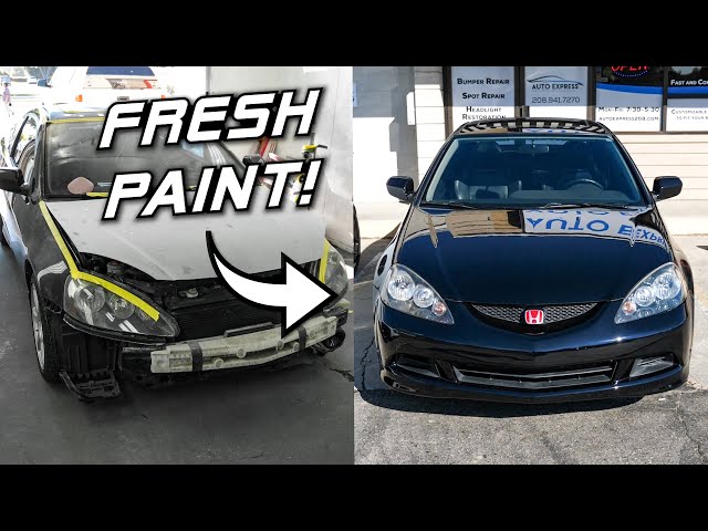 Acura RSX Type-S Goes in for Paint! | Type R vs A Spec Spoiler?
