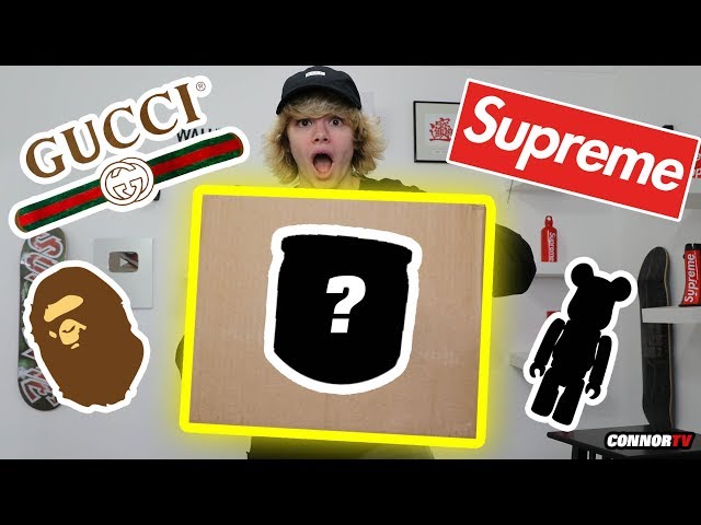 Best $250 Hypebeast Mystery Box! GUCCI Supreme Bape