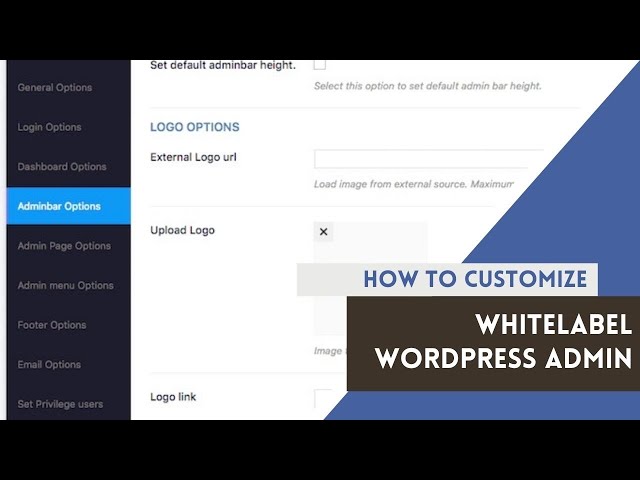 How to change the look of WordPress Admin | Customise and Whitelabel WP Admin Screen