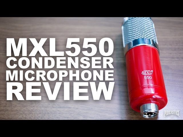 MXL-550 XLR Condenser Microphone Review / Test