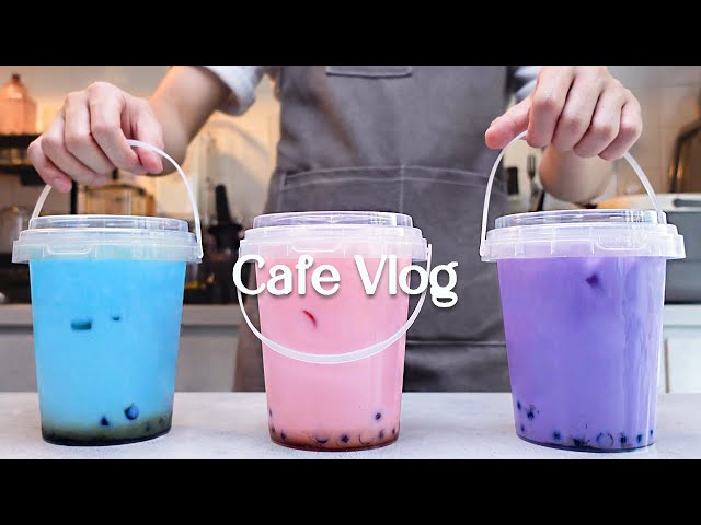 🥤편안한 주말/1시간 모아보기💐1 hours/Cafe Vlog/ASMR/Tasty Coffee#149