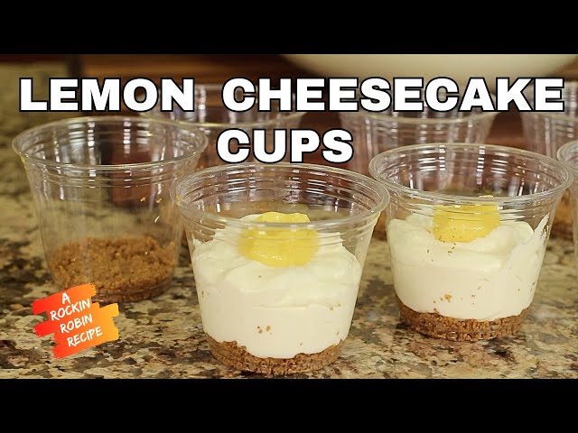 No-Bake Lemon Cheesecake Cups: Easy Gluten-Free Recipe