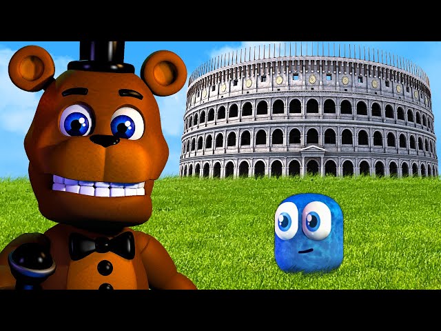 Building a Coliseum in my FNAF World Game