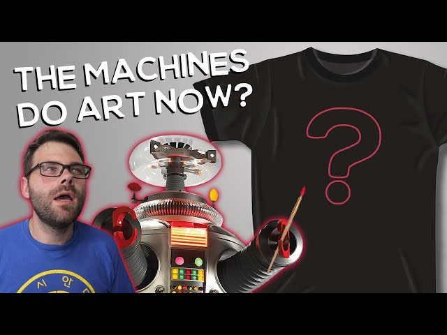 Can AI Design a Shirt? /// Exploring the Possibilities of Art Generated by Artificial Intelligence