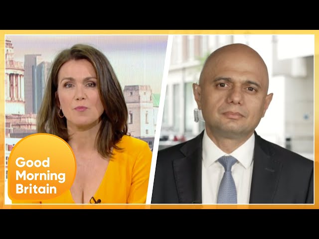 Susanna Challenges Sajid Javid On Whether Govt Is Lifting Covid Restrictions Too Early | GMB