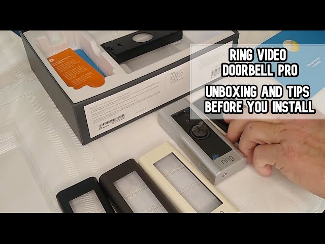 Ring Video Doorbell Pro Unboxing and Tips Before You Install video #Ring #RingPro #Ringdoorbellpro