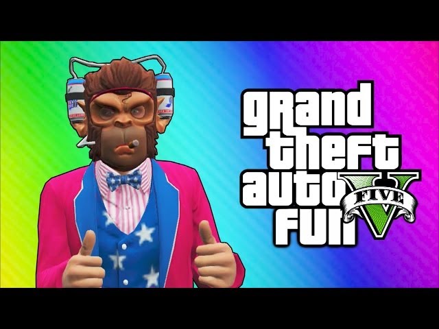 GTA 5 Online Funny Moments - Independence Day DLC, Roller Coaster, Fireworks, Liberator Truck!