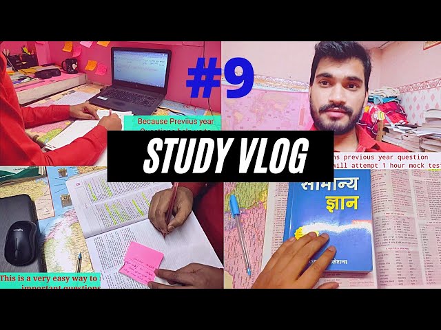 #9 #studyvlog || (10 Hours) 2pm to 12am Study routine || Indian study vlog