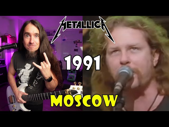 Metallica - Enter Sandman Moscow 1991 Live (but I'm James Hetfield)