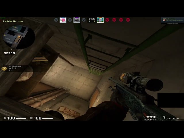 1v5 AWP Clutch... almost