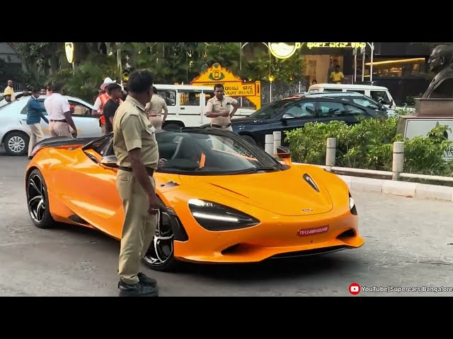 India’s First McLaren 750s Pulled Over by Cops🚨| Watch Out The Reaction’s😱| Supercars in India🇮🇳