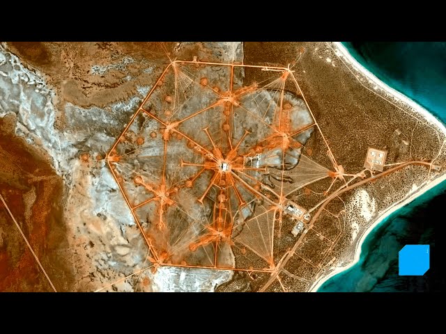 Strange Alien like hexagon on Australian coast | Creepy Google maps