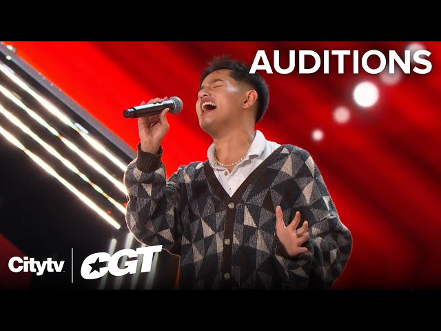 He Nails It! | Jordon Ho's Voice Captivates The Audience | Auditions | Canada's Got Talent 2024