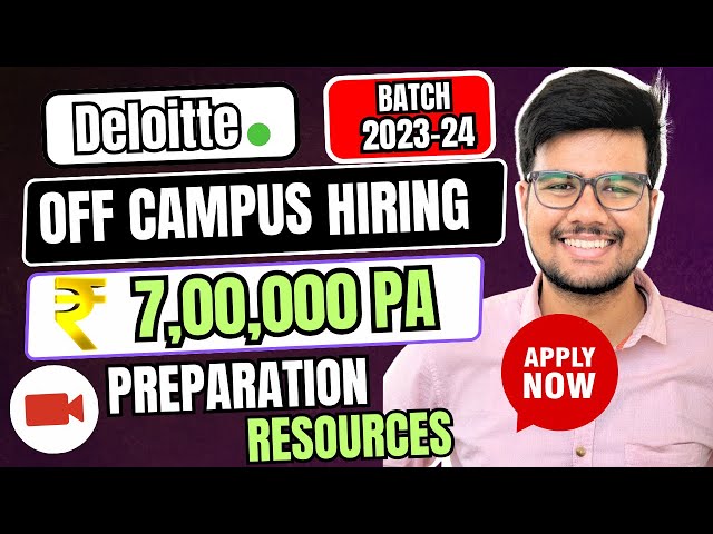 🔥Mega Off Campus Hiring | HashedIn By Deloitte | Exam Preparation | Apply Now