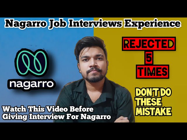Nagarro Job Interview Experience(5 Times Rejected)| 0-5 Yrs Experienced| Software Engineer Interview