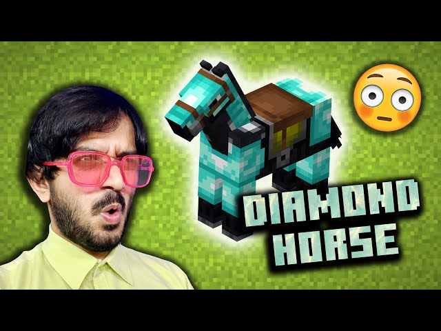 DIAMOND HORSE - Lenovo Ghoda in Minecraft?