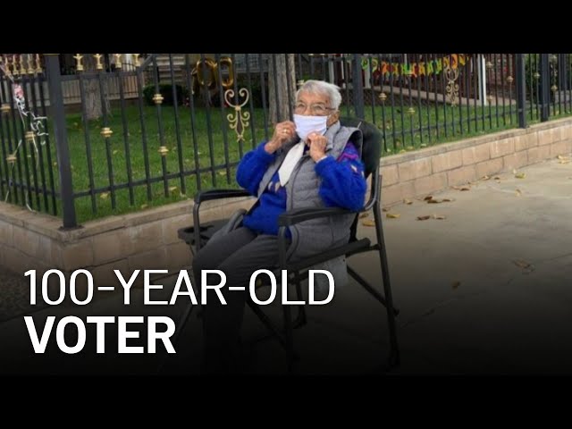 100-Year-Old San Jose Resident Encourages Others to Vote