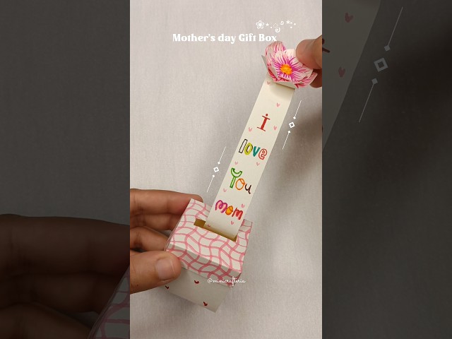 diy mother's day gift box idea 🎁🌸💖 #shorts #youtubeshorts #mothersday