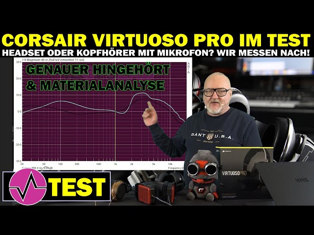 Corsair Virtuoso Pro im Test - Toller offener Kopfhörer mit Mikrofon und jede Menge Erklärungsbedarf