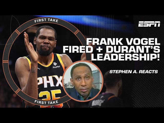 YOU WEREN'T THE FIRST CHOICE - Stephen A. Smith didn't HOLD BACK on KD & Frank Vogel 👀 | First Take