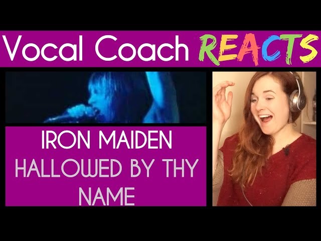 Vocal Coach reacts to Iron Maiden (Bruce Dickinson) Hallowed Be Thy Name