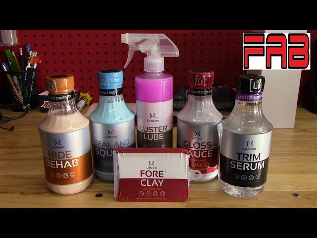 Lithium Auto Elixirs Luster Lube and Fore Clay for Paint Decon!