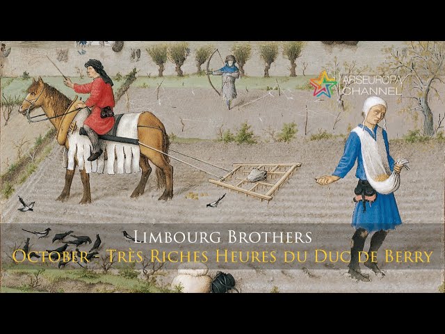 Limbourg Brothers - October - Très Riches Heures du Duc de Berry