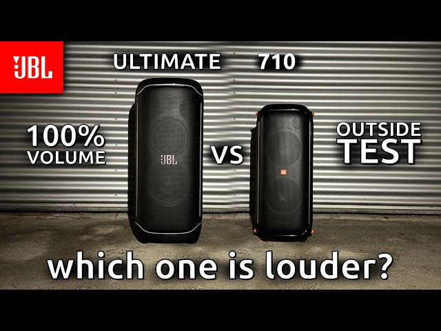 JBL Partybox 710 vs Ultimate Outdoor Loudness Comparison Max Volume!