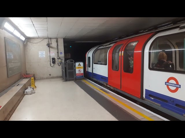 Waterloo and City Line - 1992 Tube Stock Class 482 Departing Waterloo Station