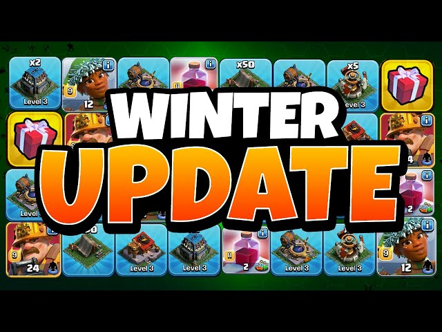 EVERYTHING in the Clash of Clans Winter Update REVEALED!