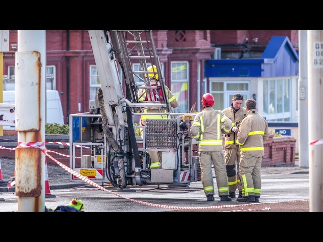 Hotel fire in Blackpool - April 2023