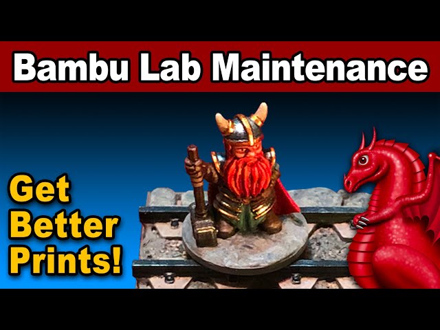 Bambu Lab A1/A1 Mini maintenance to get better prints!