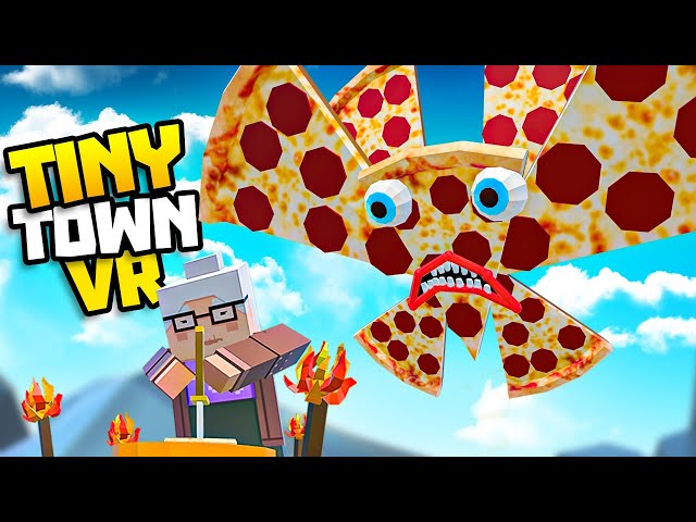PIZZA MONSTER from Bugsnax in TINY TOWN! - Tiny Town VR