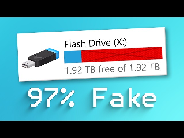 Are Your Flash Drives Mostly Fake? (Worse Than You Think)