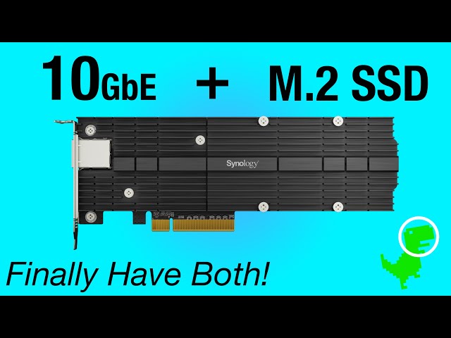 NEW 10GbE AND M.2 SSD Card for Synology NAS (E10M20-T1)!