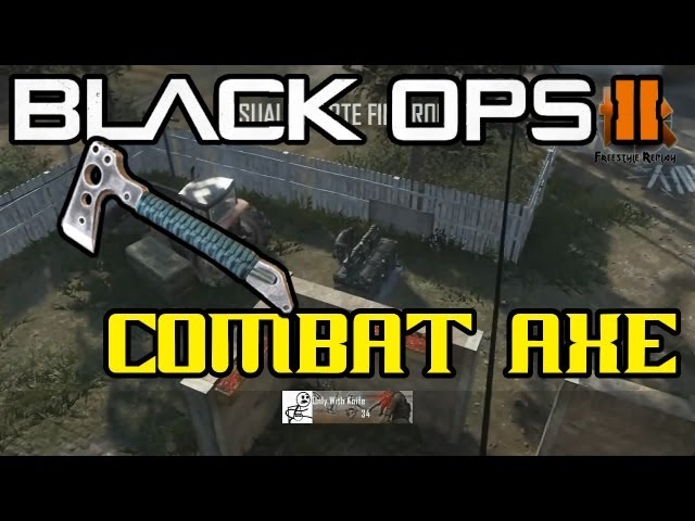 Black Ops 2 - Combat Axe Across map (Tomahawks Across Map) killcam