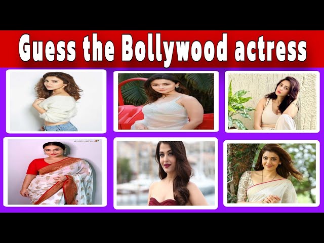 Guess the Bollywood Actress by Their Photo! | Fun Bollywood Trivia Challenge| the Kapil Sharma show