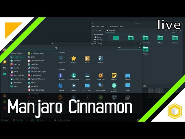 Manjaro in der Cinnamon Edition ausprobieren | Linux Stream [live] [Deutsch/German]