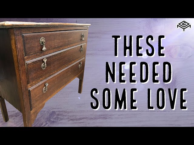 No one wanted these! Restoration of beat up & broken antique chest of drawers | Furniture Makeover