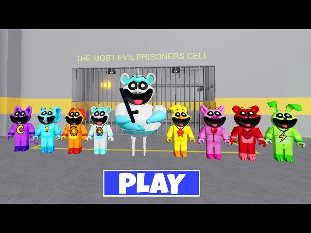 CRAFTYCORN BARRY'S PRISON RUN VS ALL SMILING CRITTERS - Walkthrough Full Gameplay #obby #roblox