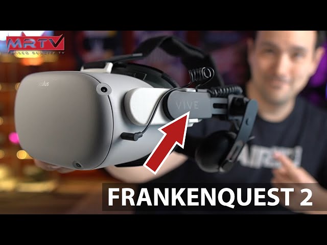 FRANKENQUEST 2 - Is THIS The Best Audio Headstrap For The Quest 2? Vive Deluxe Audio Strap + Quest 2