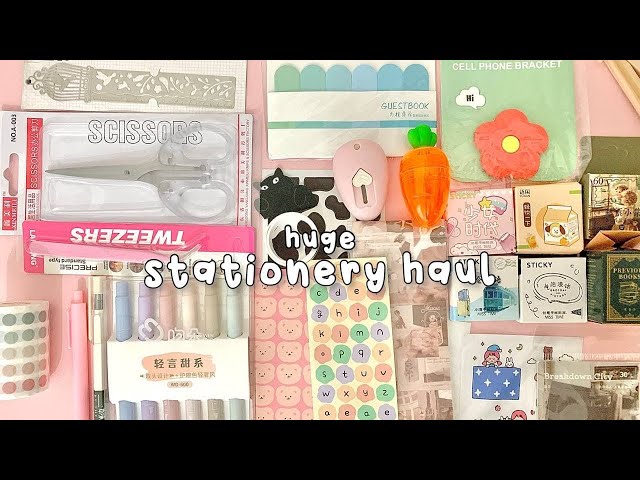 ☁️ A huge stationery haul | journaling edition 📝