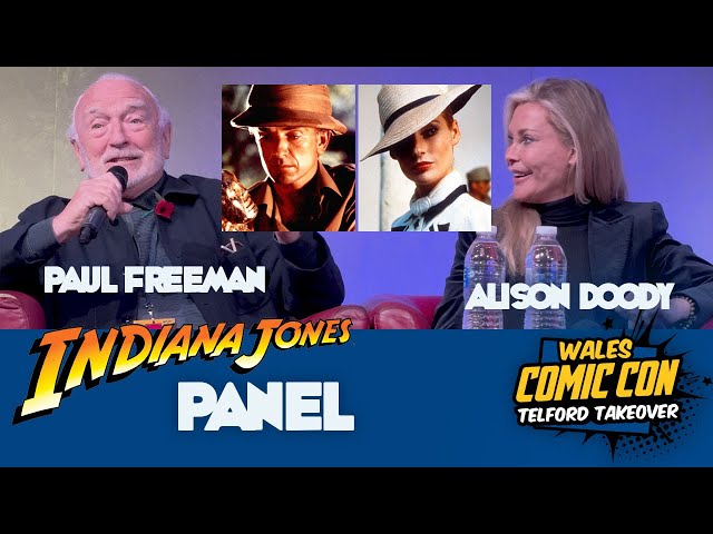 Indiana Jones Panel - Paul Freeman & Alison Doody - Wales Comic Con November 2023