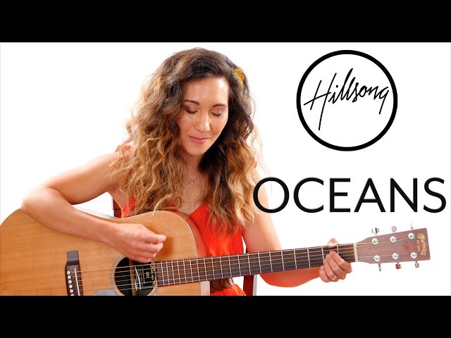 Oceans - Hillsong Guitar Tutorial with Play Along