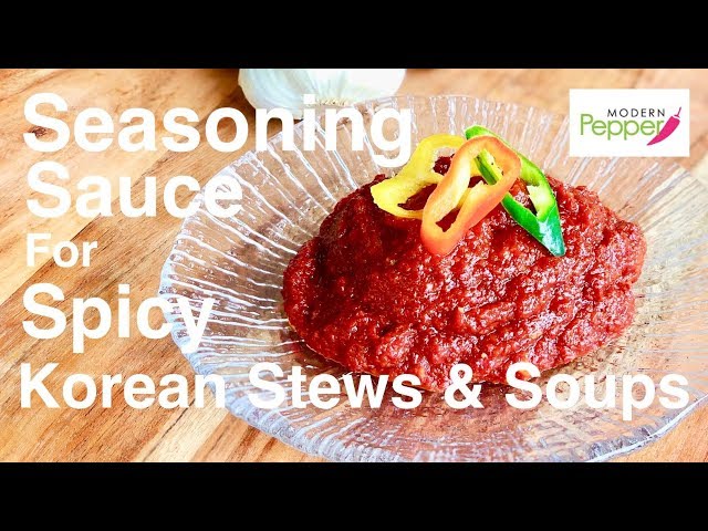 🌶All you need is this Seasoning Sauce to make Delicious Spicy Korean Stews & Soups: 고추장양념장 + 다대기