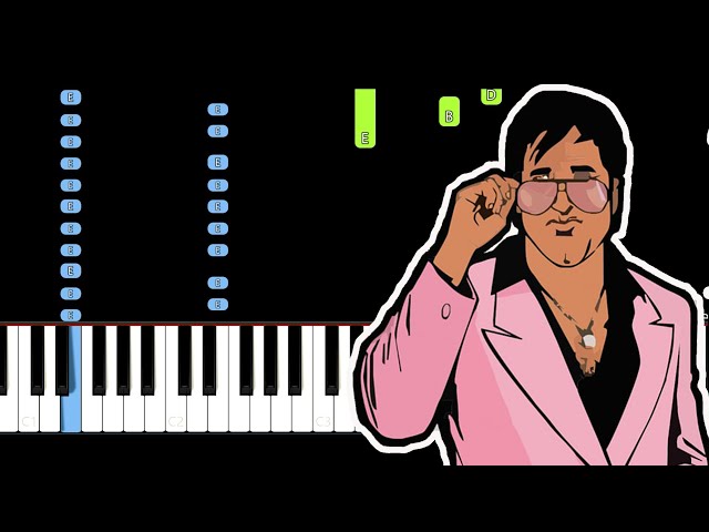 GTA Vice City Theme Song Piano Tutorial